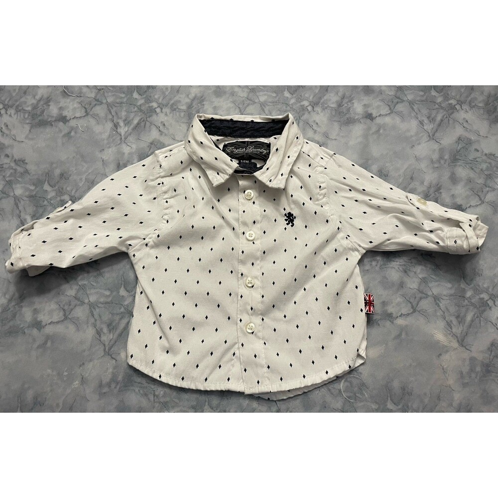 English Laundry Baby Boy Collard Shirt, Size 3-6 months